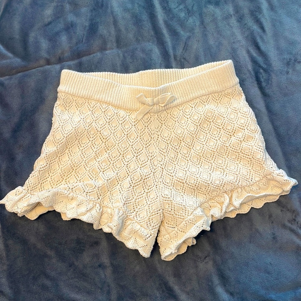 Cream beach shorts, new never worn